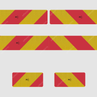 Задний опознавательный знак для грузовых автомобилей и тягачей RF (класс 1) - Задний опознавательный знак для грузовых автомобилей и тягачей RF (класс 1)