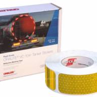 Светоотражающая лента Oralite VC104+ (Reflexite) Tanker Stickers (для торца цистерн) - Светоотражающая лента Oralite VC104+ (Reflexite) Tanker Stickers (для торца цистерн)