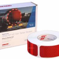 Светоотражающая лента Oralite VC104+ (Reflexite) Tanker Stickers (для торца цистерн) - Светоотражающая лента Oralite VC104+ (Reflexite) Tanker Stickers (для торца цистерн)