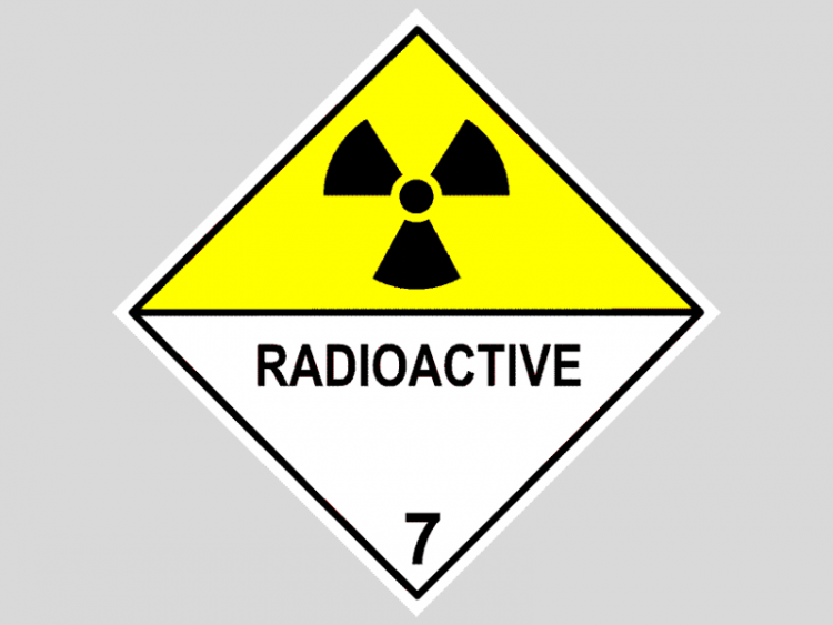 Информационное табло №7 "Радиоактивные материалы"